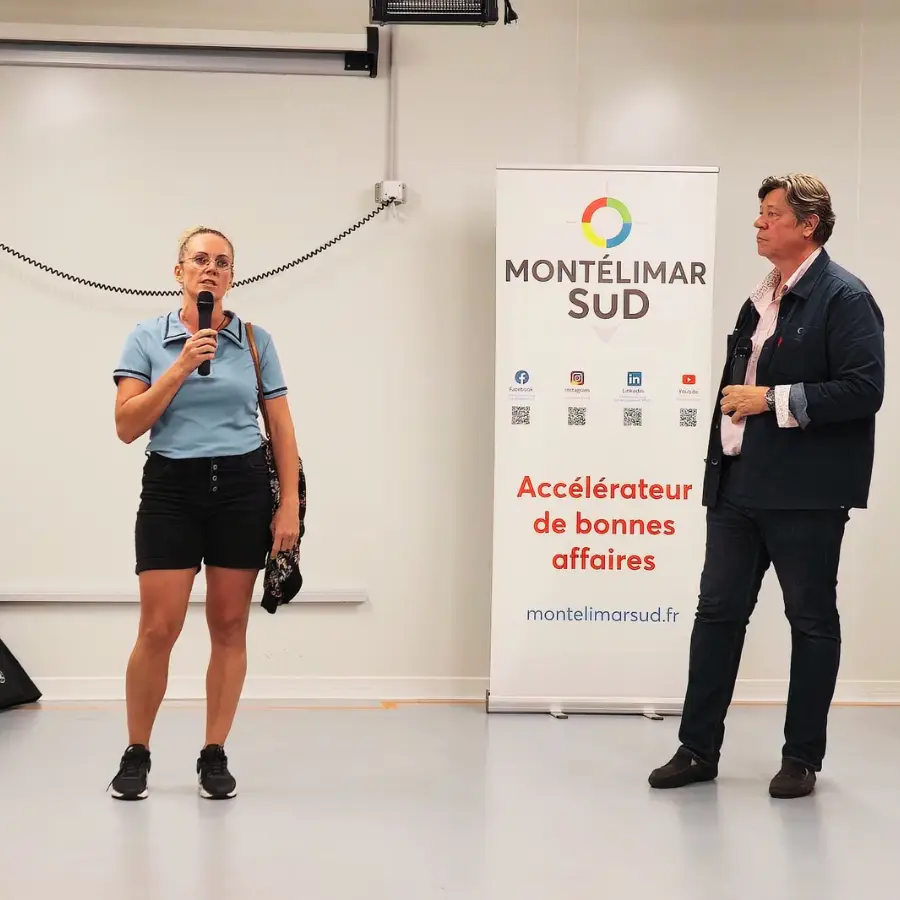 Intervention de Mariette Pattin sur les soins énergétiques et les massages en entreprise lors d’un Jeudi du Sud