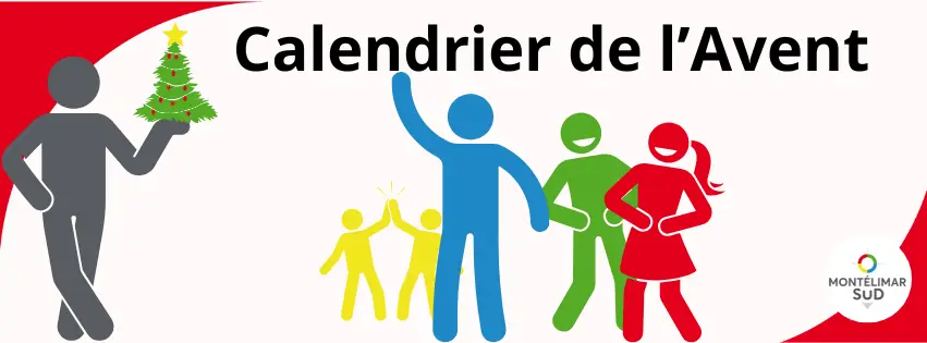 Calendrier de l’Avent des Commerçants de Montélimar 2025 – animation de Noël organisée par les associations de commerçants et la Ville de Montélimar.