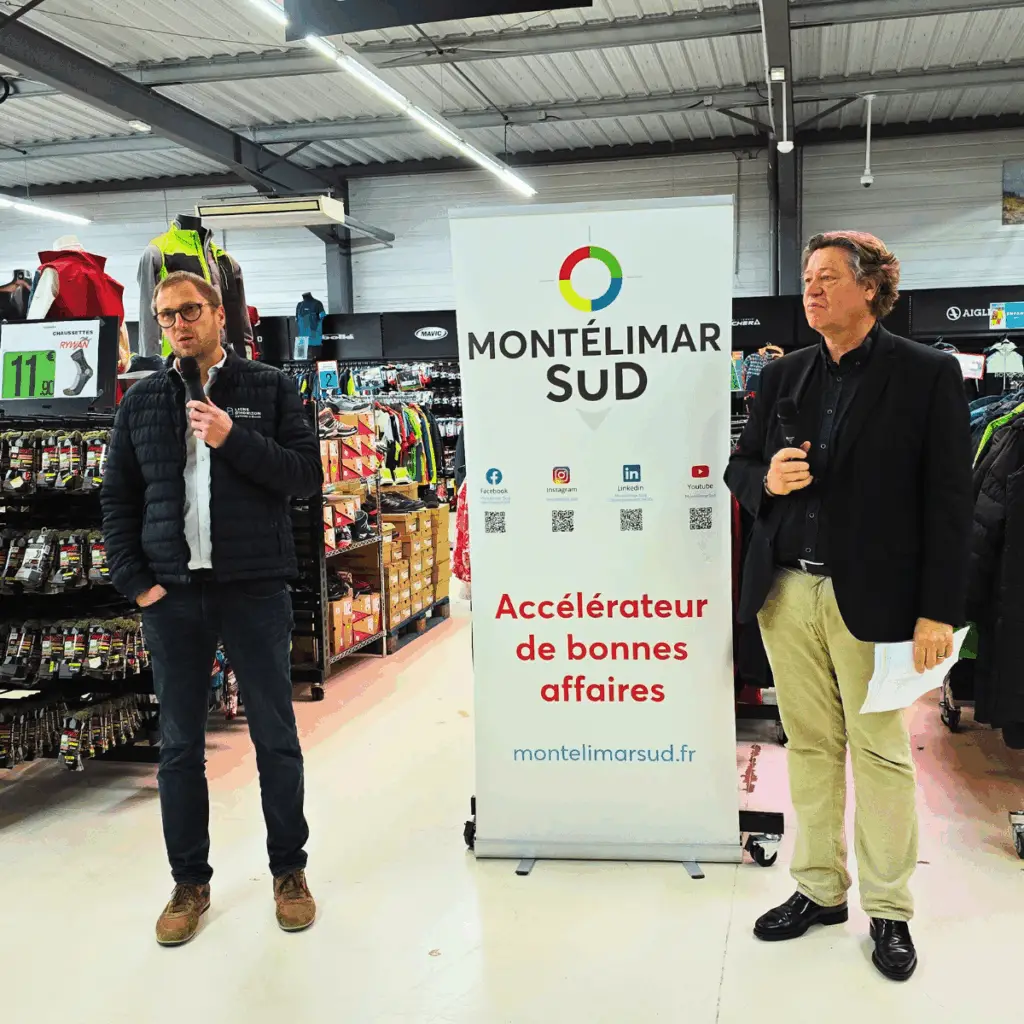 François Perrin de Ligne d’Horizon présente son activité de maîtrise d’œuvre lors du Jeudi du Sud de Montélimar Sud Développement