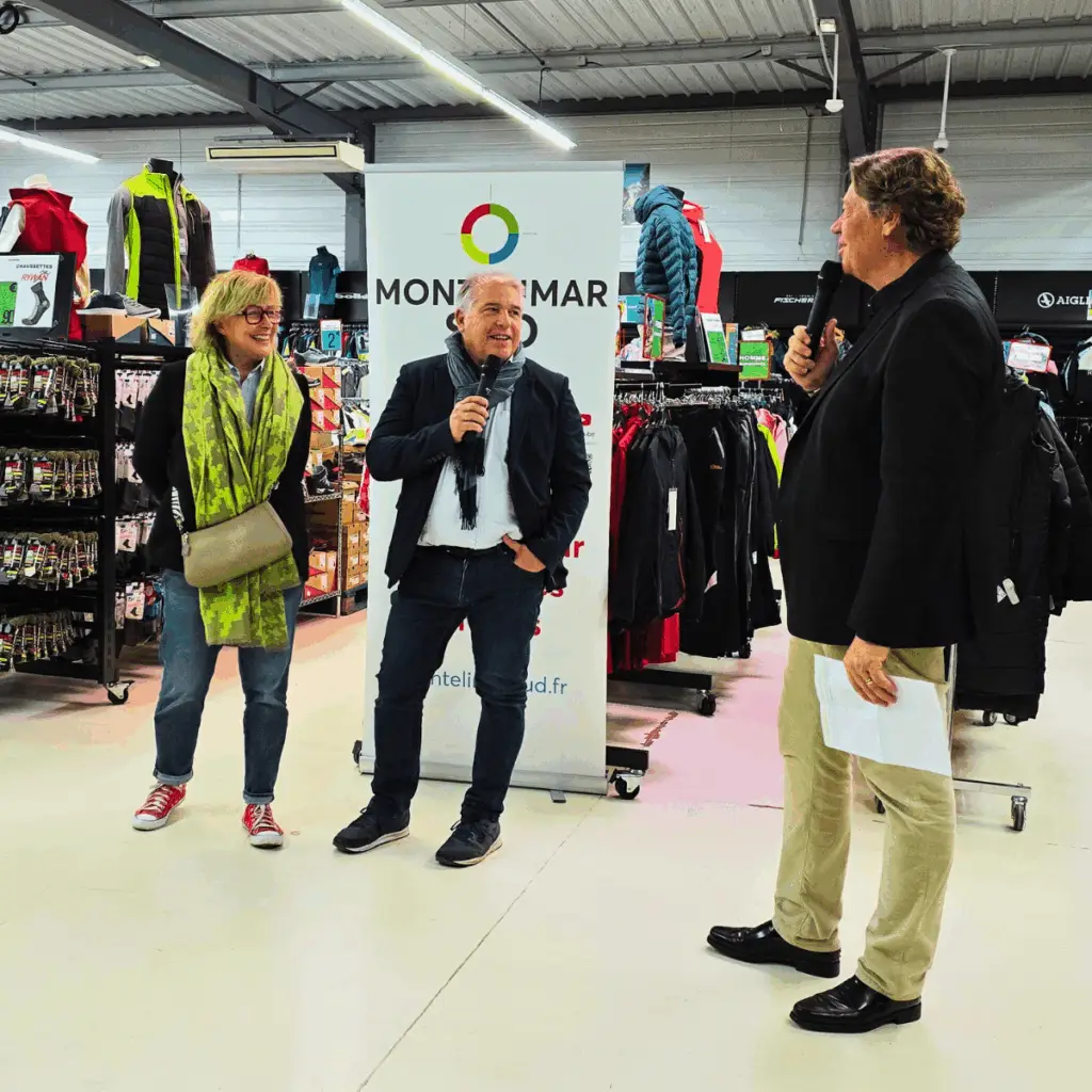 Isabelle Orst de Marché Malin présente son concept de déstockage alimentaire et d’anti-gaspillage lors du Jeudi du Sud de Montélimar Sud Développement