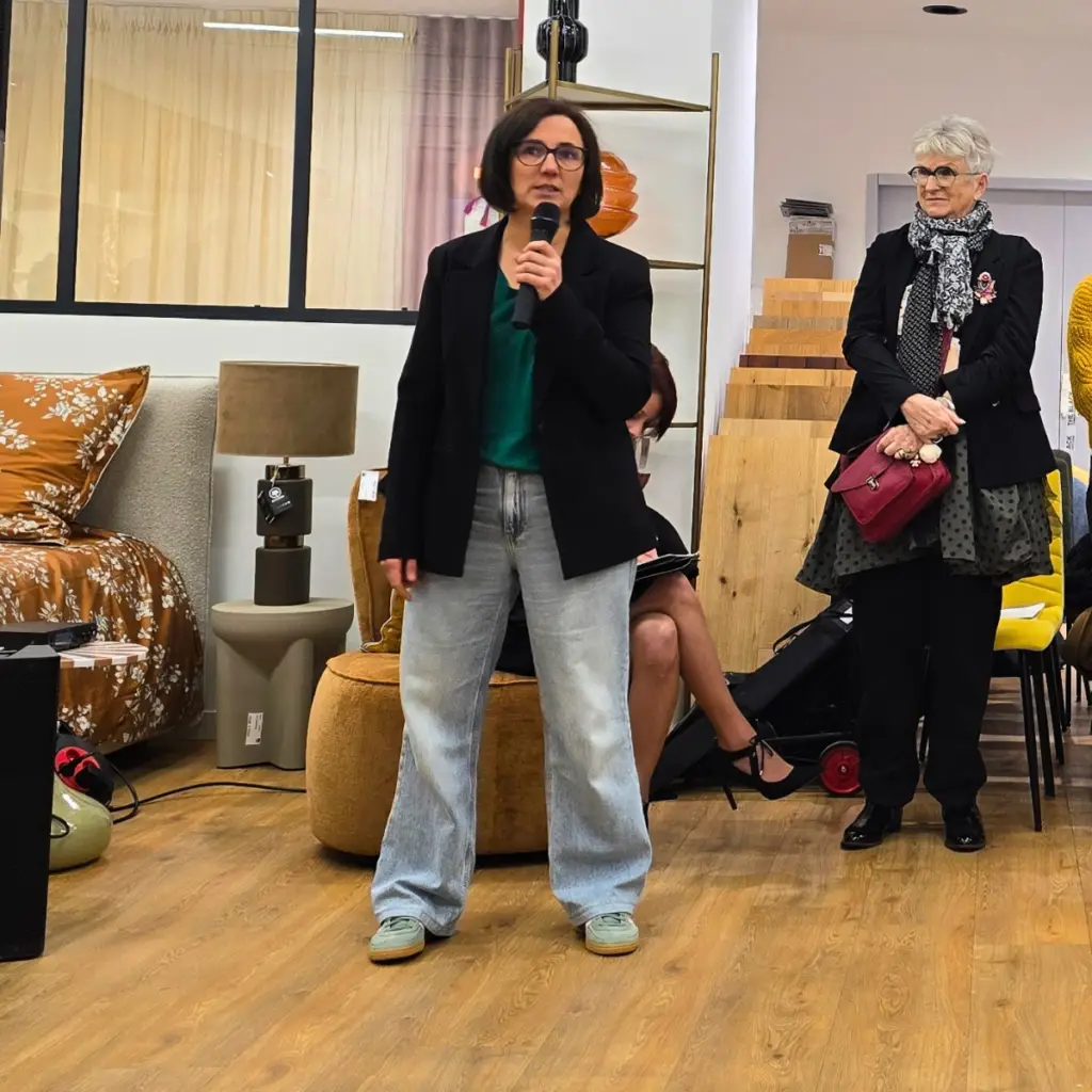 Intervention de Gwenaëlle Carasco, architecte d’intérieur, lors du Jeudi du Sud chez Décodomia à Montélimar