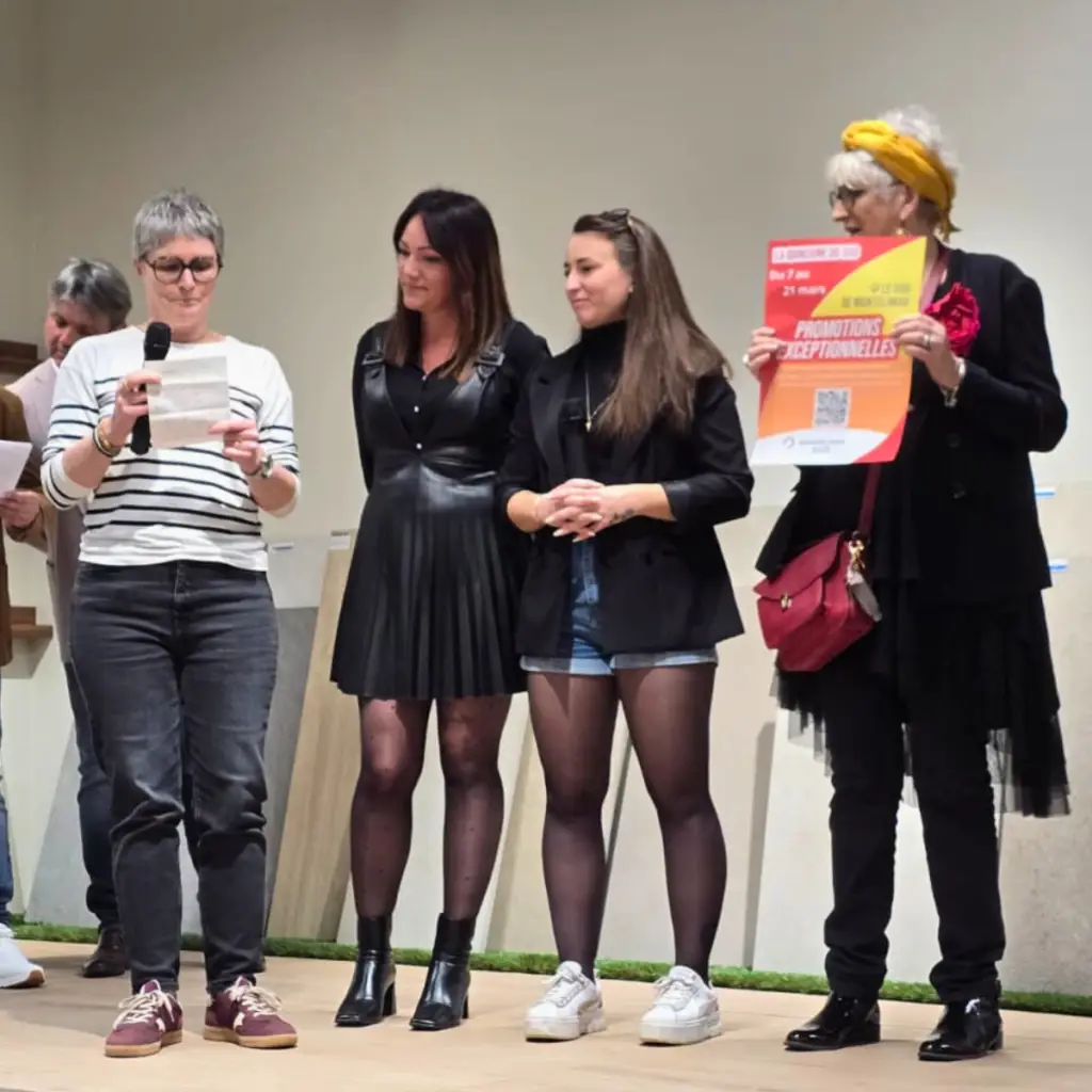 Présentation de la Quinzaine commerciale par la commission animation lors du Jeudi du Sud de Montélimar Sud Développement à Montélimar.