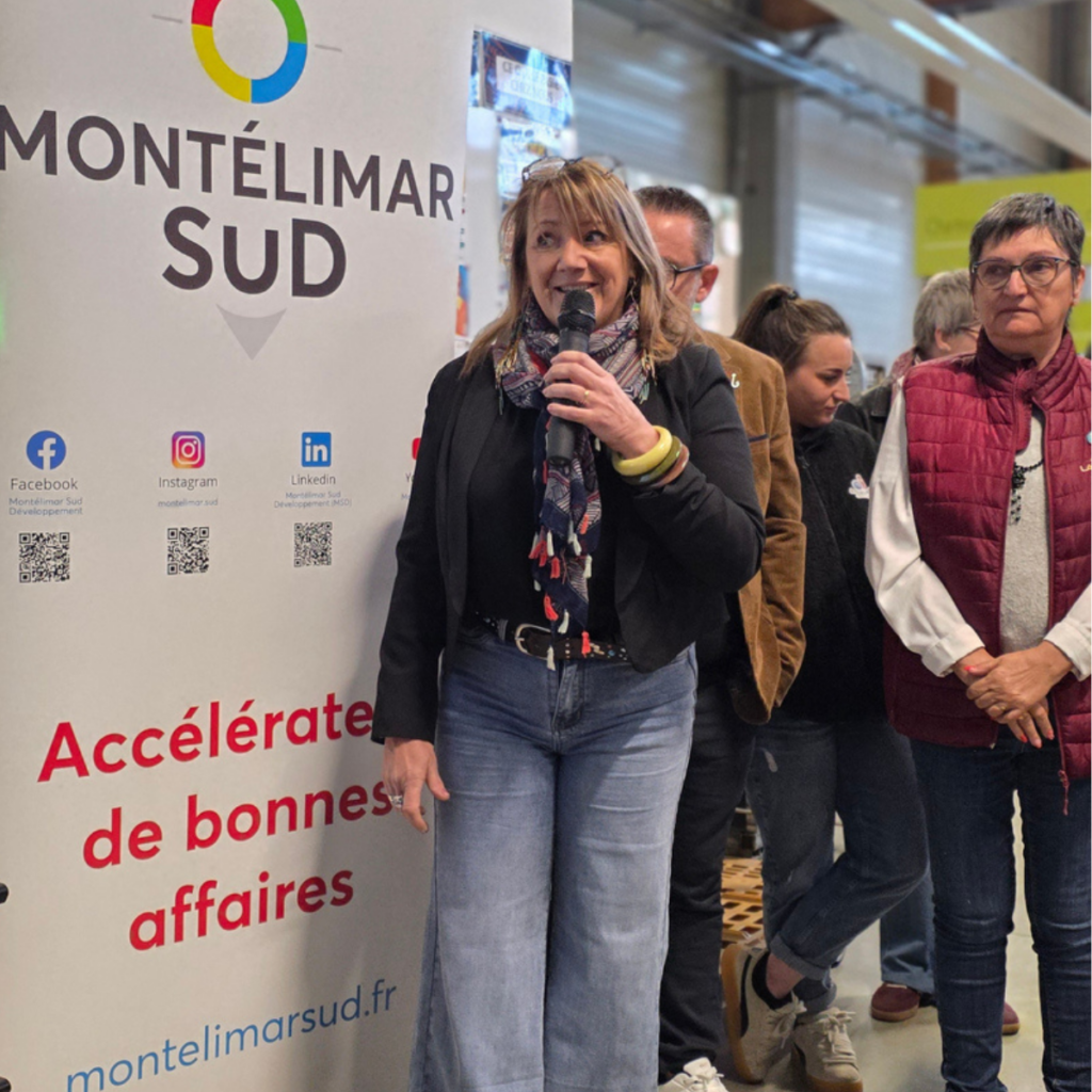 Karine Dupont Closel directrice La Poste Montélimar lors du Jeudi du Sud Montélimar Sud Développement
