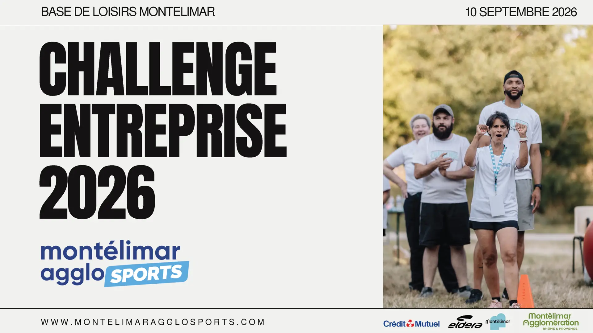 Challenge entreprise Montélimar 2026 avec activités sportives et équipes d’entreprises en compétition