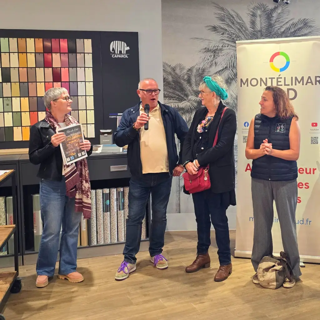 Commission animation Montélimar Sud Développement lors du Jeudi du Sud de mai chez Idéal Peinture Caparol à Montélimar