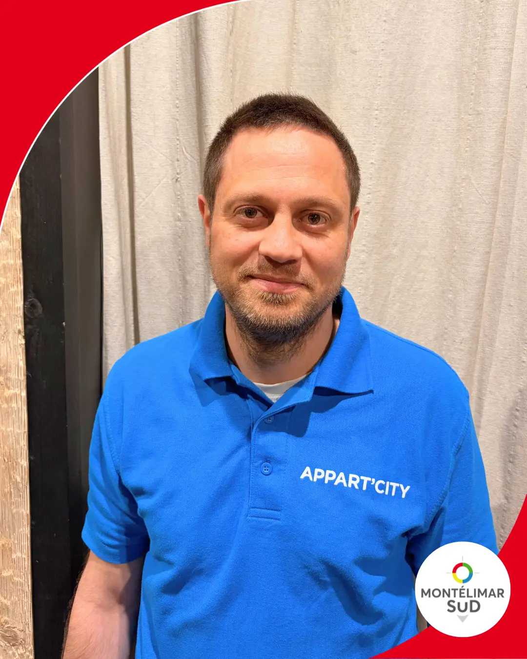 Portrait de Yann Chaouche d’Appart’City lors de la soirée nouveaux adhérents de Montélimar Sud Développement