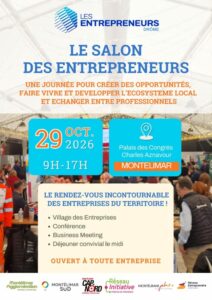 Salon des Entrepreneurs à Montélimar le 29 octobre 2026