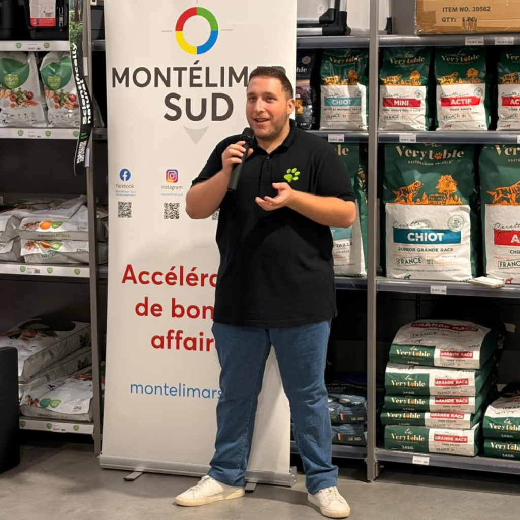 Enzo présente Cap Animal Montélimar lors du Jeudi du Sud du 1er octobre 2026