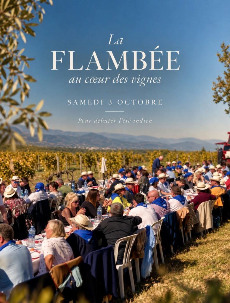 La Flambée au cœur des vignes au Château Bizard le 3 octobre 2026