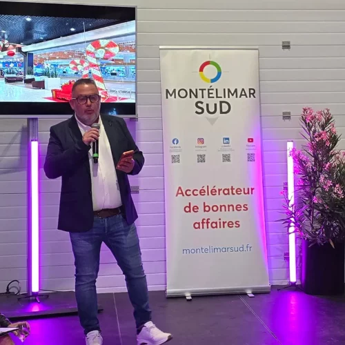 Mot d’accueil du président lors du Jeudi du Sud de Montélimar Sud Développement à Montélimar.